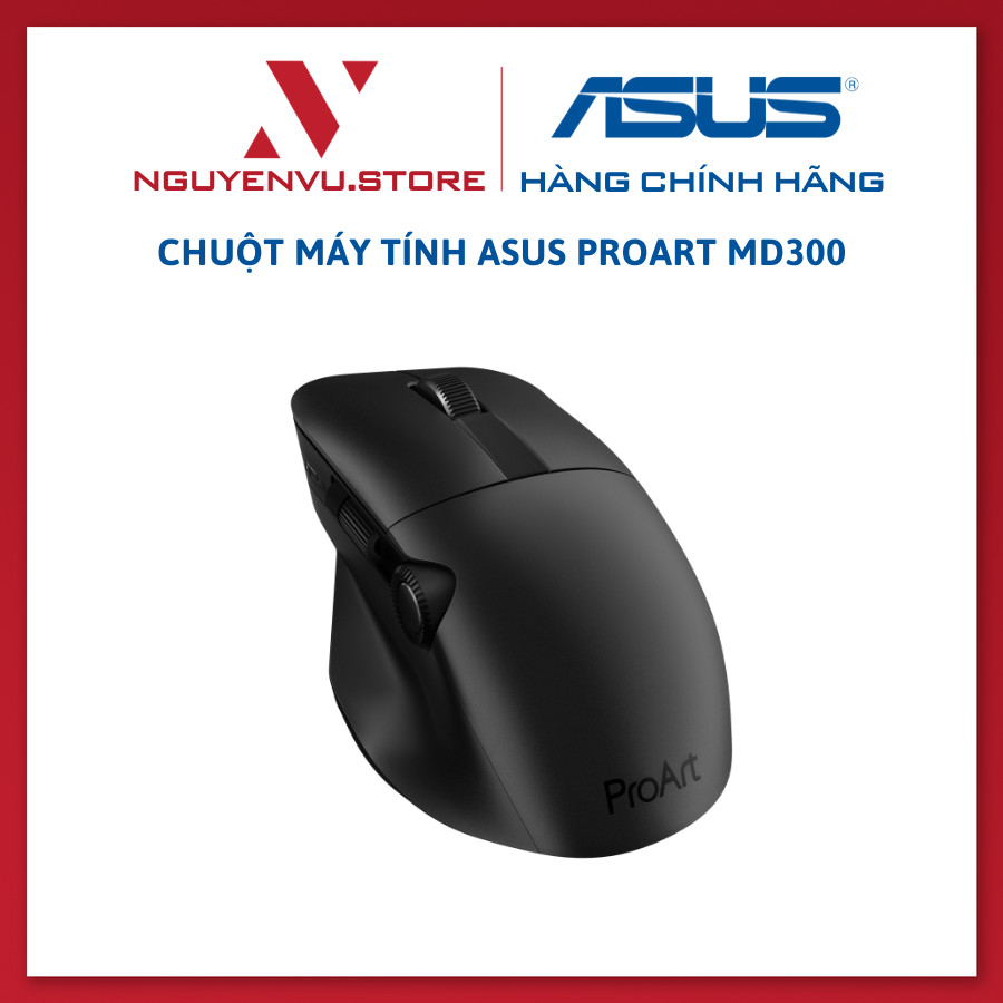 Chuột không dây ASUS ProArt Mouse MD300 ( Wireless/Bluetooth) - Hàng chính hãng