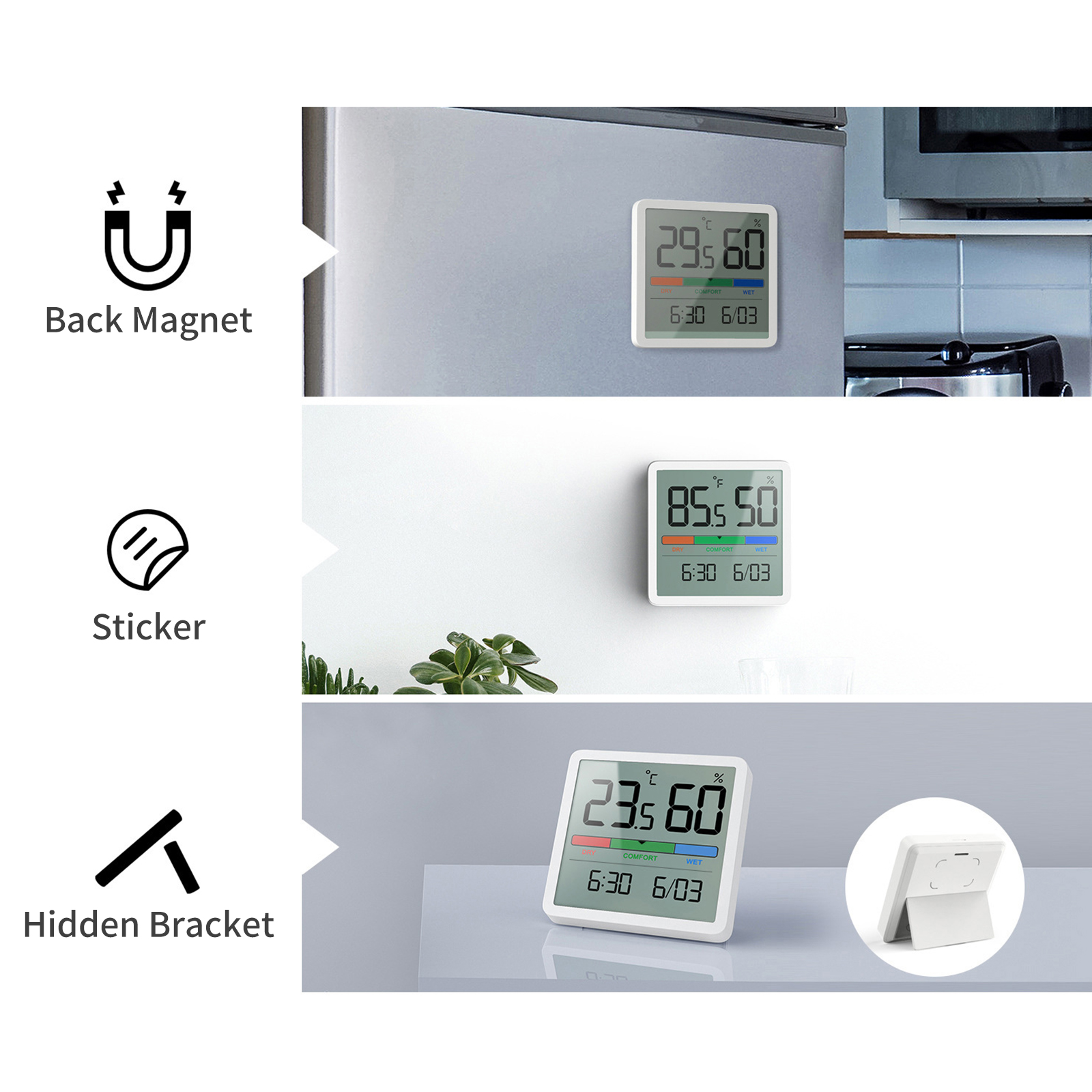 Máy Đo Độ Ẩm Kỹ Thuật Số Màn Hình Lcd