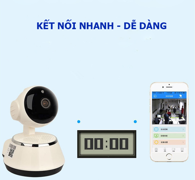 Camera IP wifi giám sát chống trộm V380 pro - Tính năng đàm thoại hai chiều, theo dõi và phát hiện chuyển động, Full HD 1080p, xoay đa chiều góc rộng 360, cảm biến hồng ngoại ban đêm, dễ dàng lắp đặt và vị trí để linh hoạt.