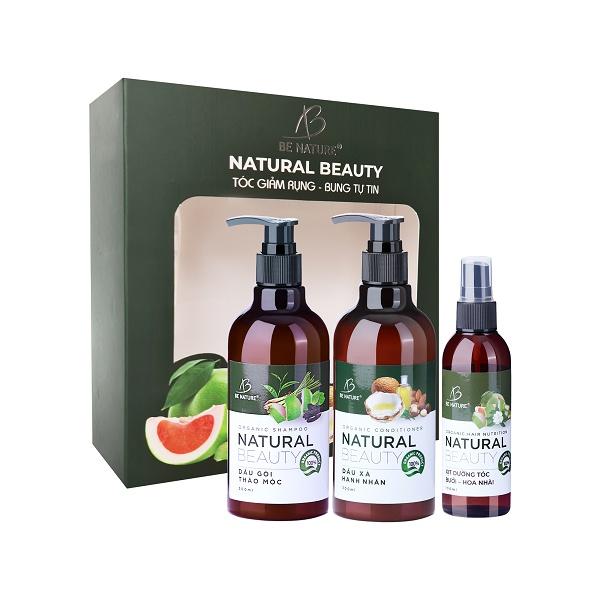 Combo Chăm Sóc Tóc Thảo Mộc Giảm Rụng Tóc Natural Beauty