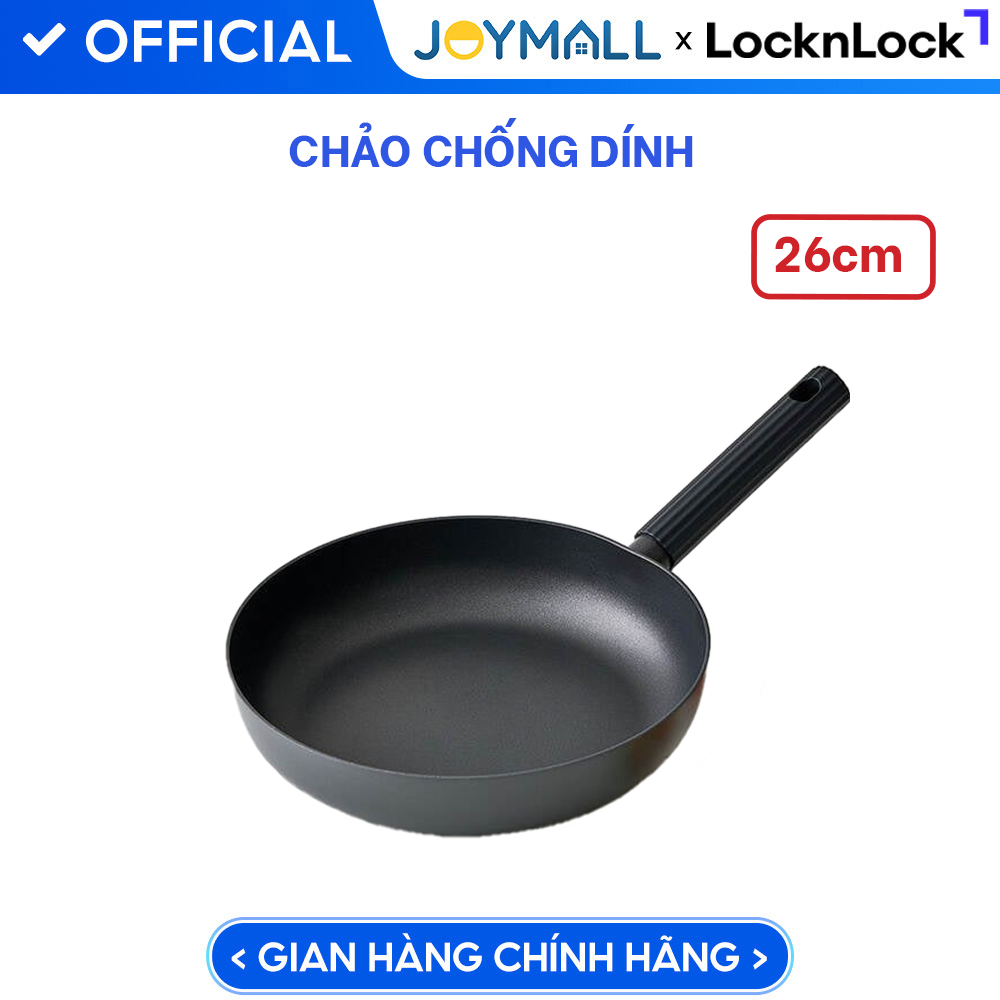 Chảo Chống Dính LocknLock Hard & Light Pro Frypan, Hàng Chính Hãng, Dùng Được Mọi Loại Bếp - JoyMall