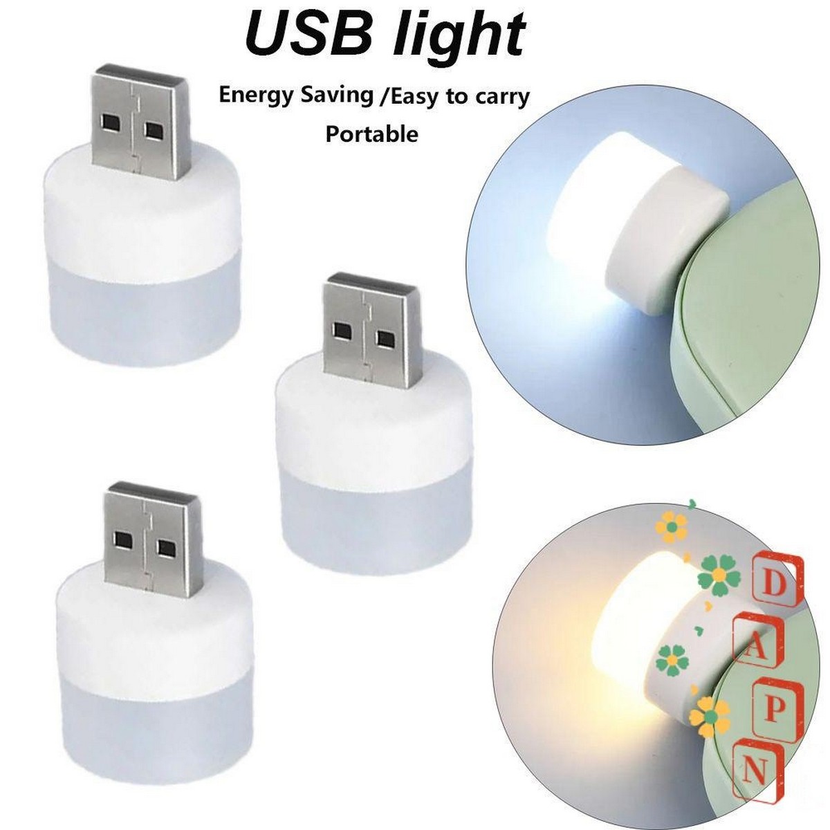 Bóng Đèn Led Mini Nguồn Usb 1W Siêu Sáng Ánh Sáng Trắng