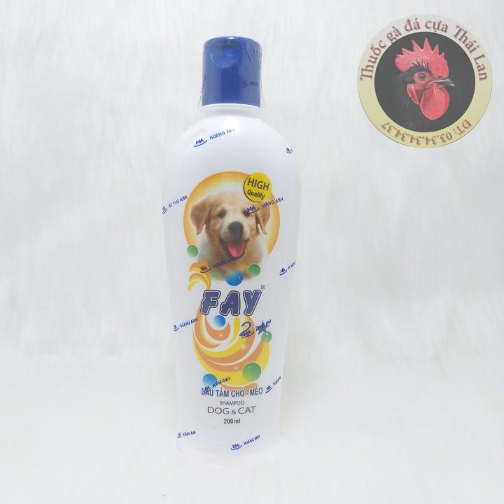 DẦU TẮM CHÓ MÈO - FAY 2 SAO - 200ML