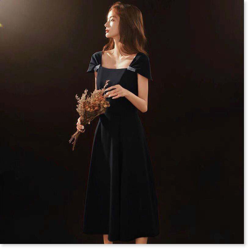 ĐẦM UMI ĐÍNH NGỌC DÁNG SUÔNG MỚI NHẤT NĂM 2021 LANA FASHION