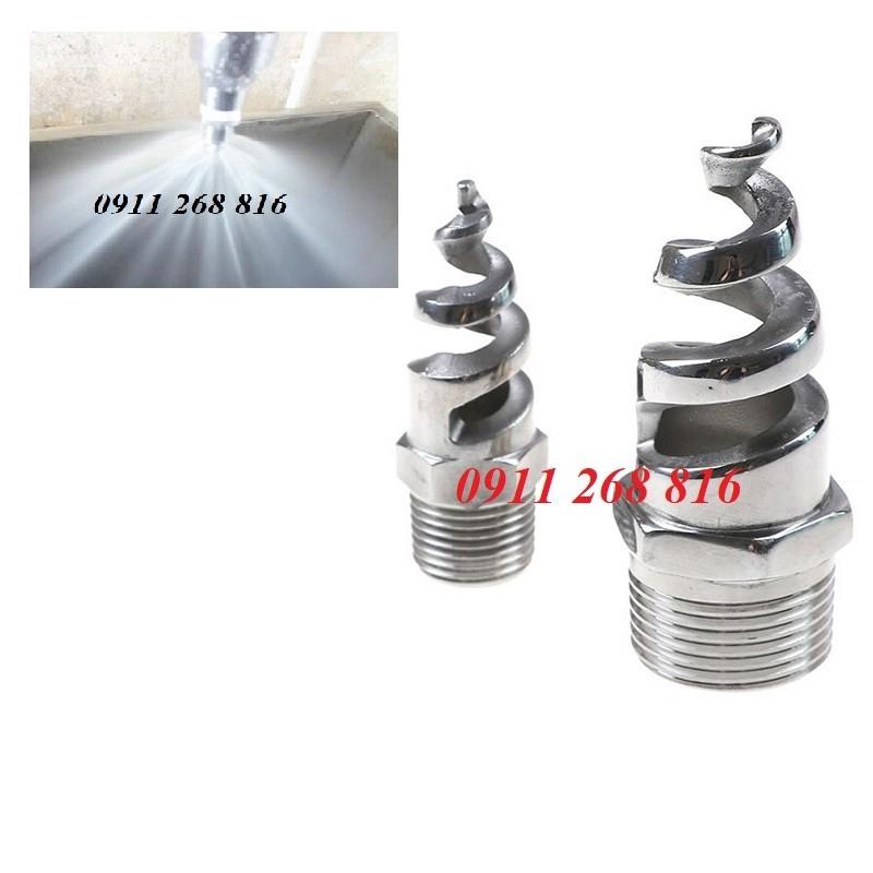 Đầu phun xòe dạng xoắn ốc phi 27mm