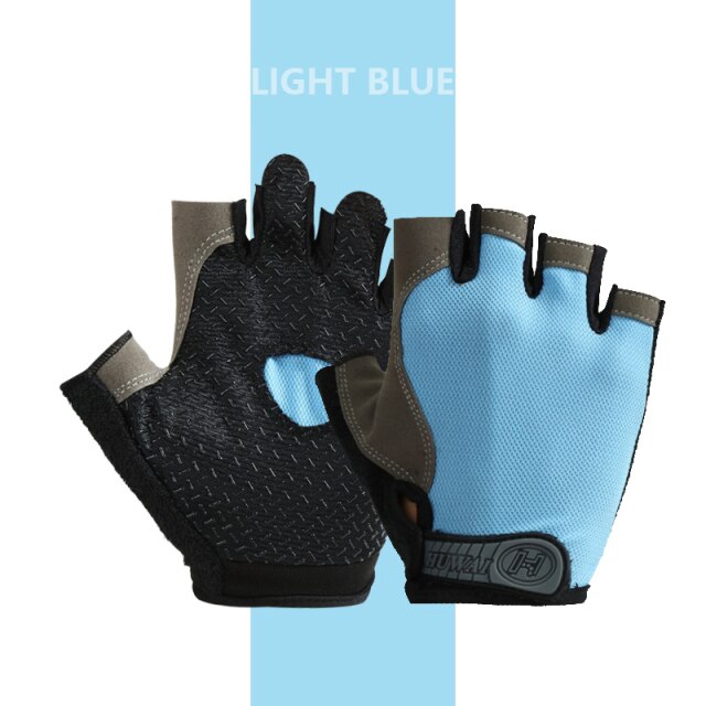 Găng Tay Thể Thao Tập Gym Thời Trang HW Basic Sport Gloves | Găng Tay Đi Phượt, Bao Tay Chạy Xe Máy, Xe Đạp | Bao Tay Cụt Ngón Bảo Vệ Bàn Tay Đa Năng