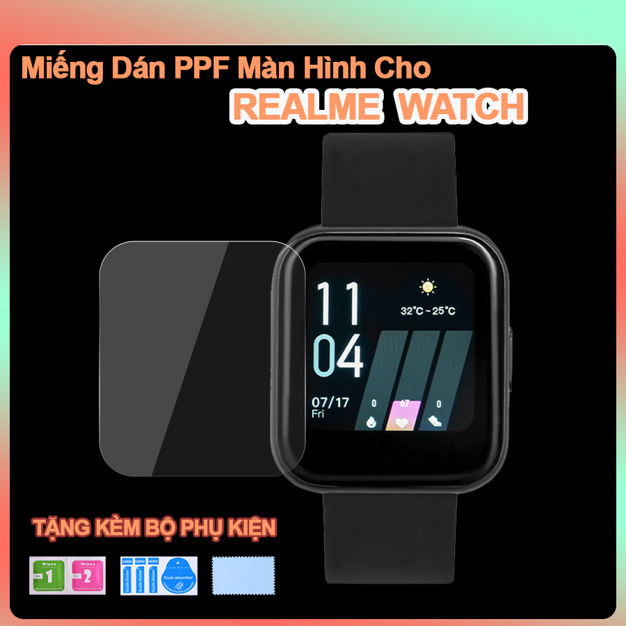 Miếng Dán PPF Màn Hình Dành Cho Realme Watch- Hàng Chính Hãng