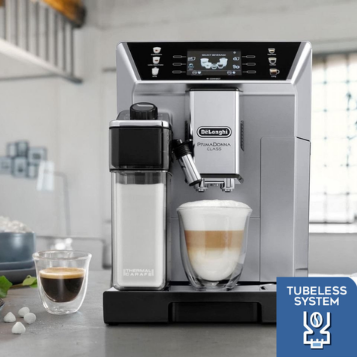 Máy Pha Cà Phê Tự Động DeLonghi PrimaDonna Class ECAM 550.85.MS, Máy Pha Cafe, Espresso, Capuccino, Nhập Italy