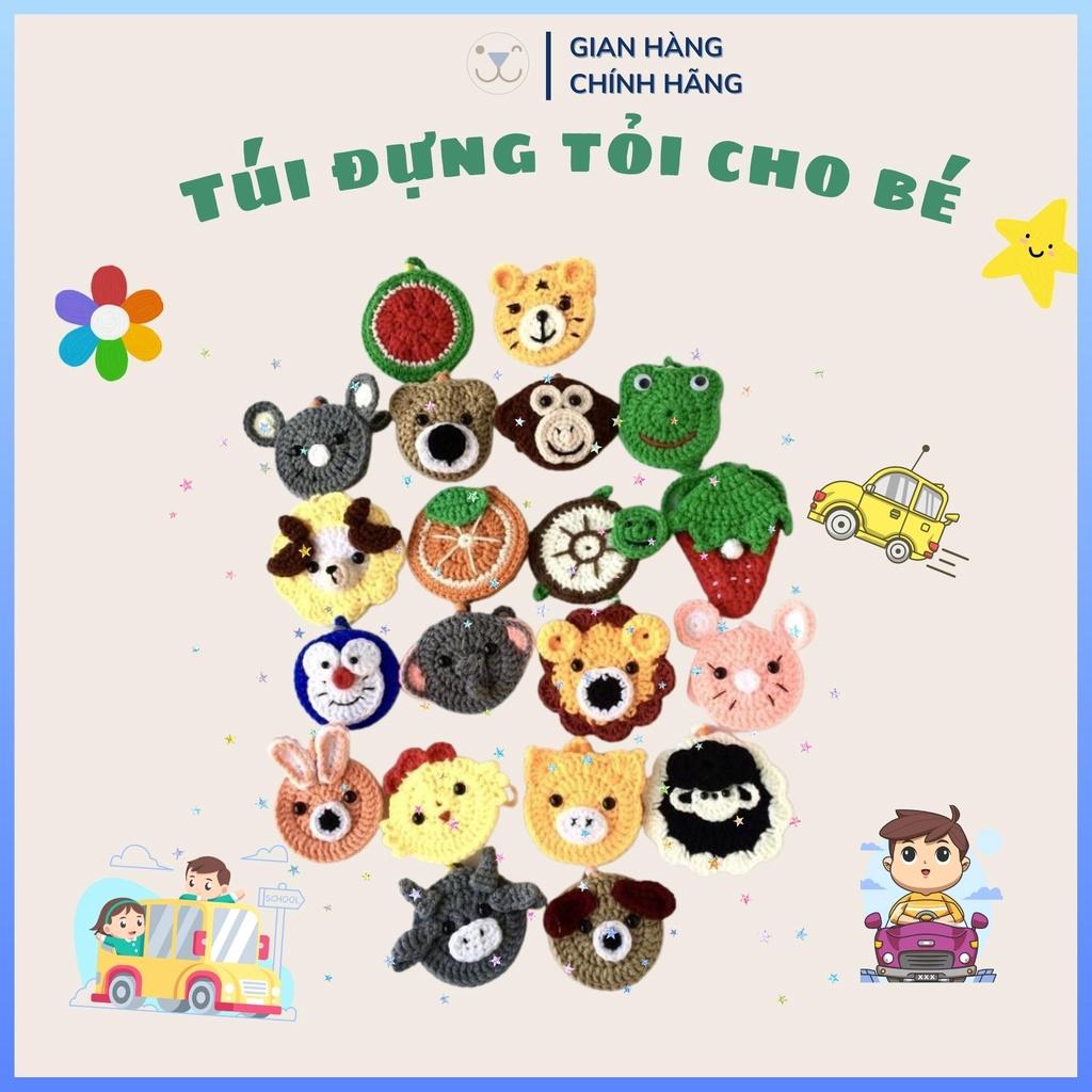 Túi đựng tỏi cho trẻ sơ sinh handmade.