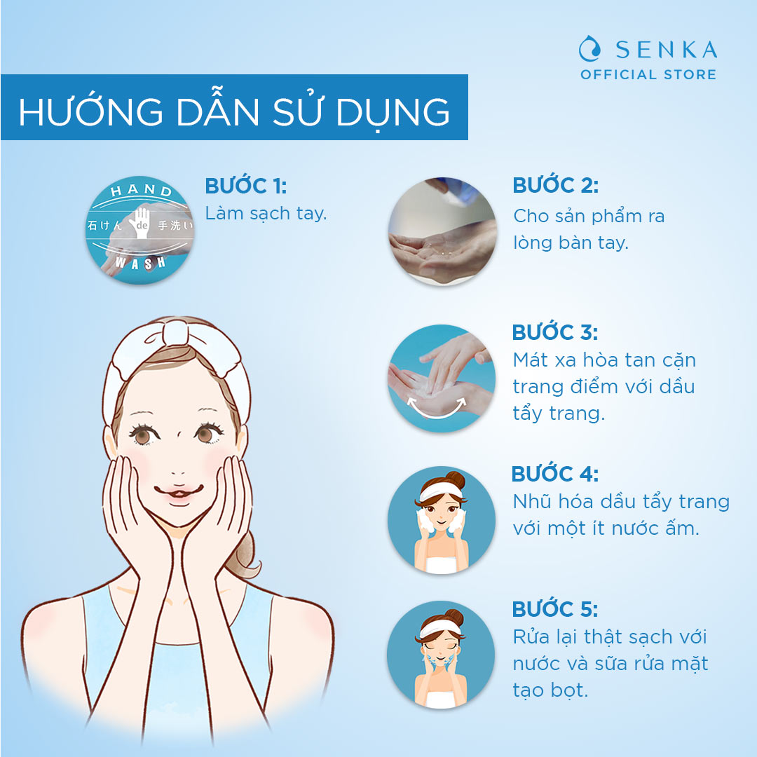 Dầu Tẩy Trang Sạch Sâu Senka All Clear Oil 14847