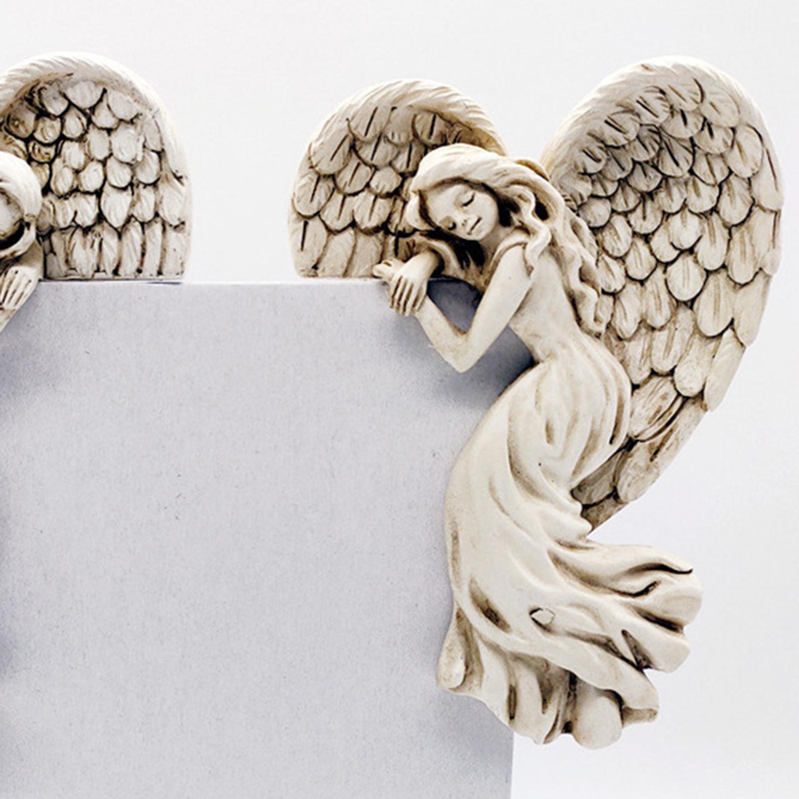 Corner Angel Figurine Crafts Statues For Housewarmimg Home Accent Left Right