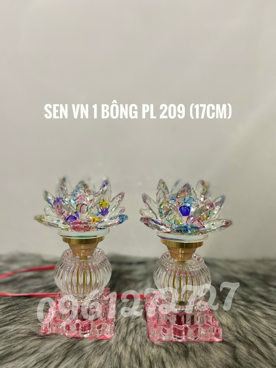 ĐÈN THỜ PHA LÊ CAO CẤP 209 1 CẶP