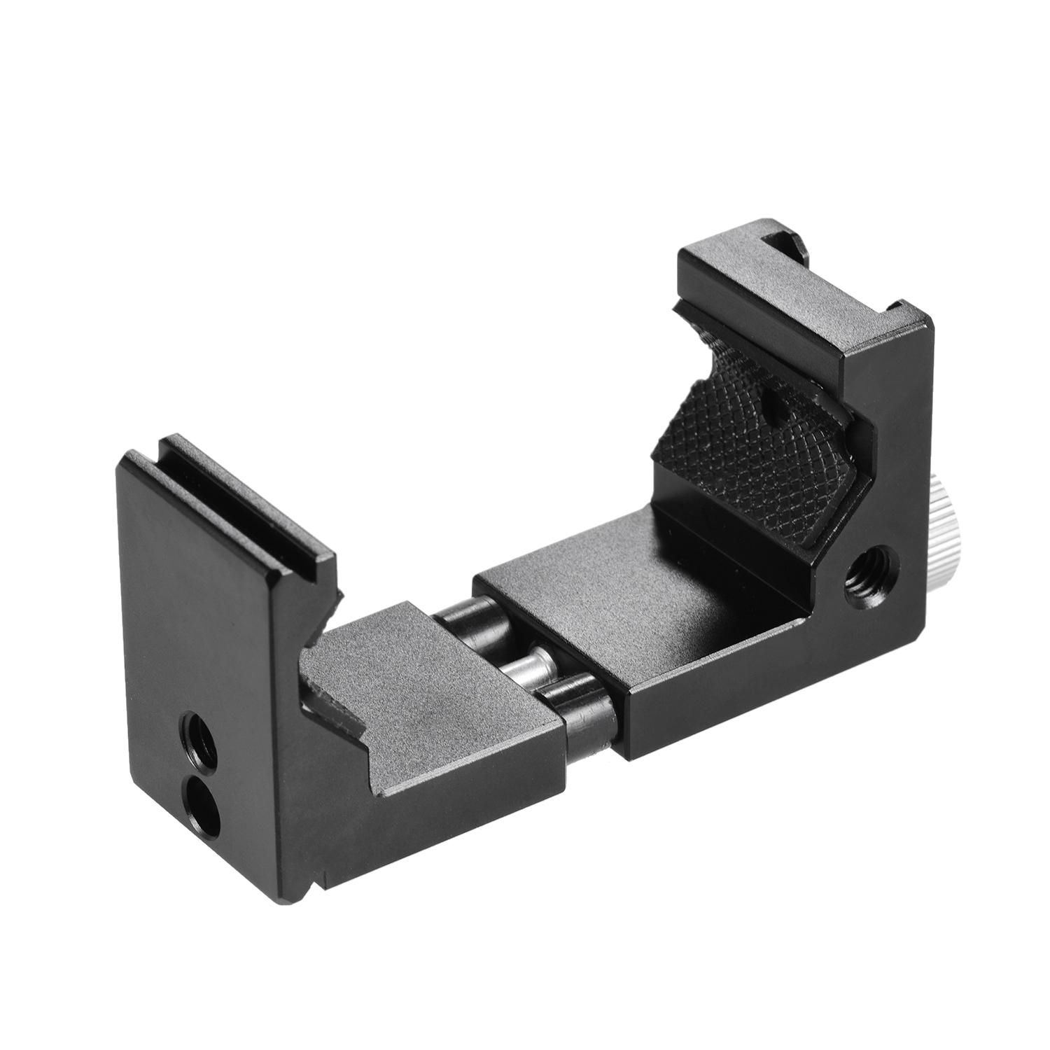 Phone Tripod Mount Clamp Universal Phone Holder Clip With 1/4 Inch Screw Hole for Selfie Vlogging