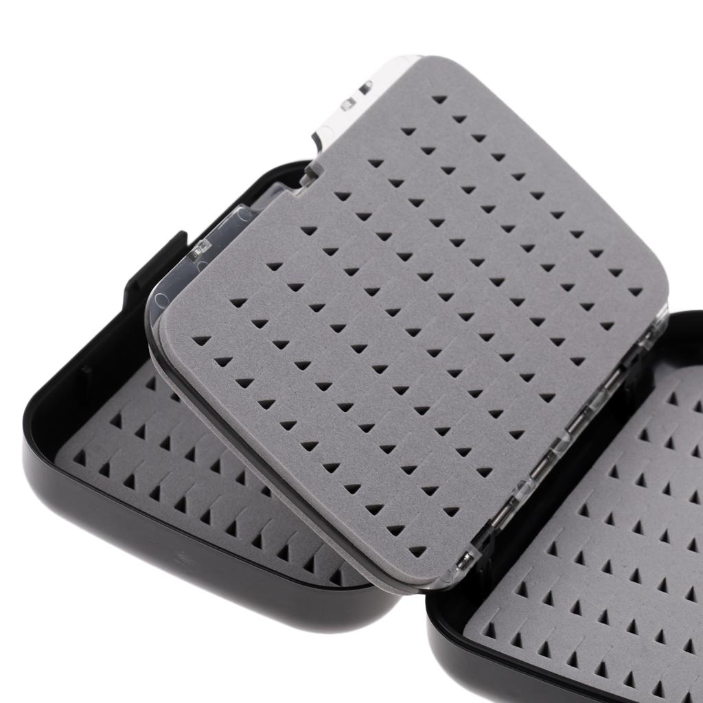 Fly Fishing Flies Box Waterproof Trout Bass Flies Fishing Tackle Hooks Box