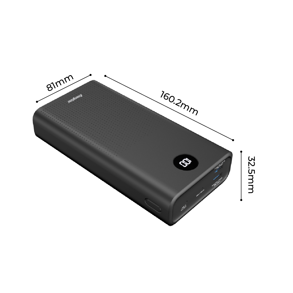 Sạc dự phòng Energizer 30,000mAh UE30016PQ, hỗ trợ sạc nhanh 20W đa nền tảng - Hàng chính hãng bảo hành 1 đổi 1 2 năm