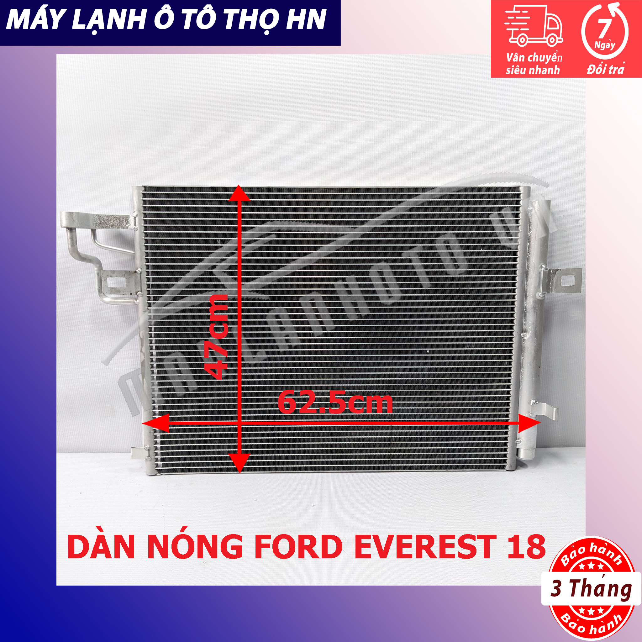 Dàn nóng Ford Everest 2016 2017 2018 Hàng xịn Thái Lan 16 17 18