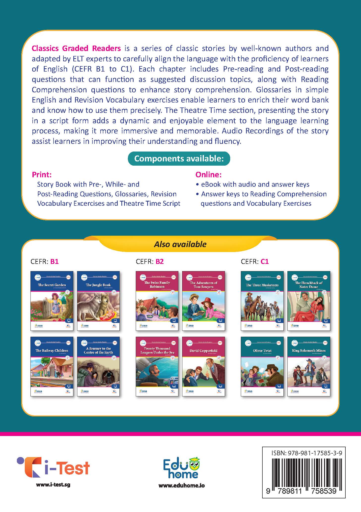 Combo truyện đọc Classics Graded Readers - CEFR C1