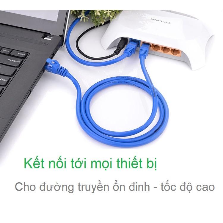 Dây mạng cat6 bấm sẵn 2 đầu 10M 15M 20M 25M 30M 35M 40M 45M 50M - dây cáp mạng lan chính hãƞg