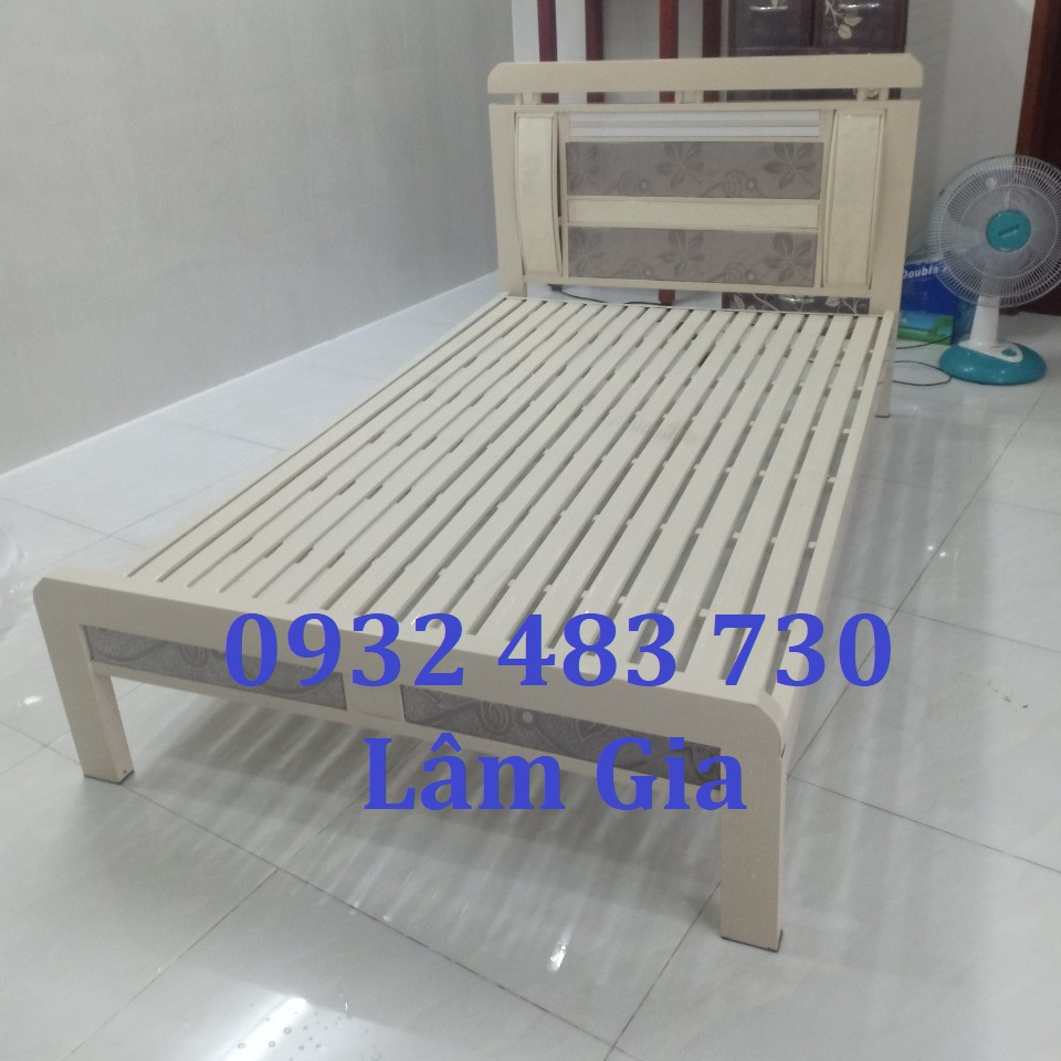 Giường sắt hộp cao cấp 4x8 1m2x2m