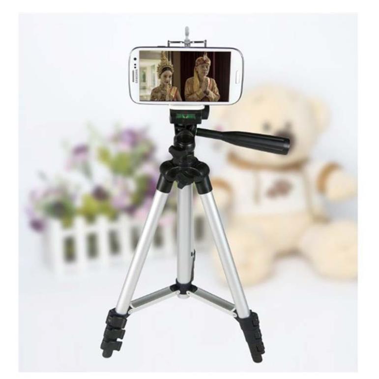 BỘ 1 TRIPOD VÀ 1 GIÁ ĐỠ - GẬY LIVESTREAM 3 CHÂN CỰC HOT 88202 SHOP TIỆN ÍCH h1