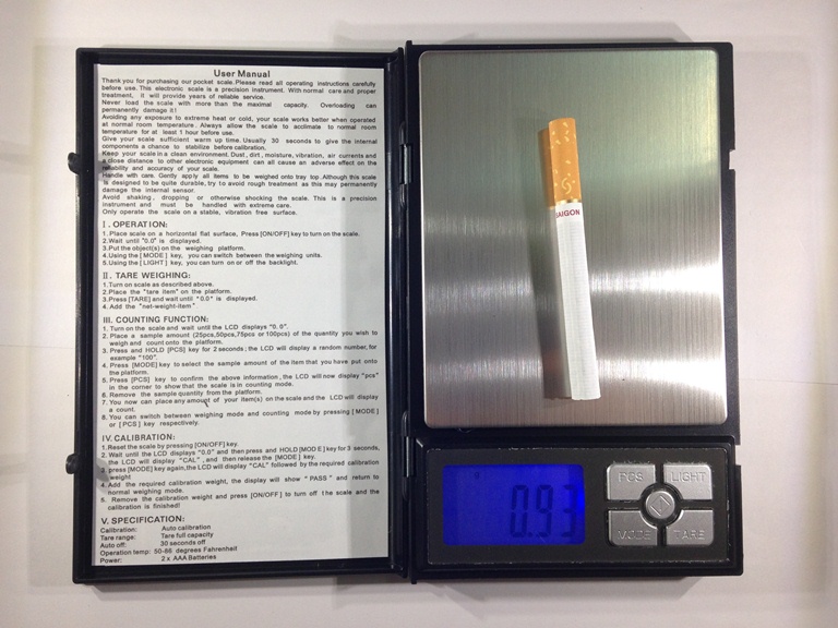 Cân tiểu ly điện tử để bàn nhỏ gọn, mẫu mã đẹp tải trọng tối đa 2kg độ chính xác cao