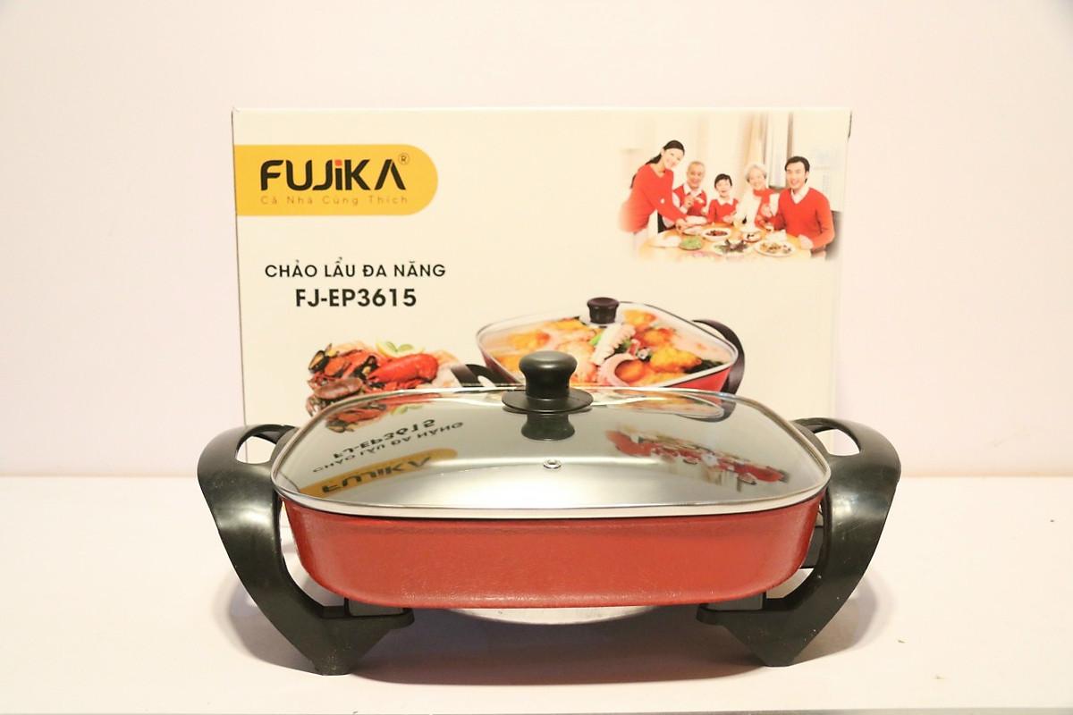 Nồi Chảo Lẩu Điện Đa Năng vuông FJ-EP3615 - Giao mầu ngẫu nhiên - Hàng Chính Hãng