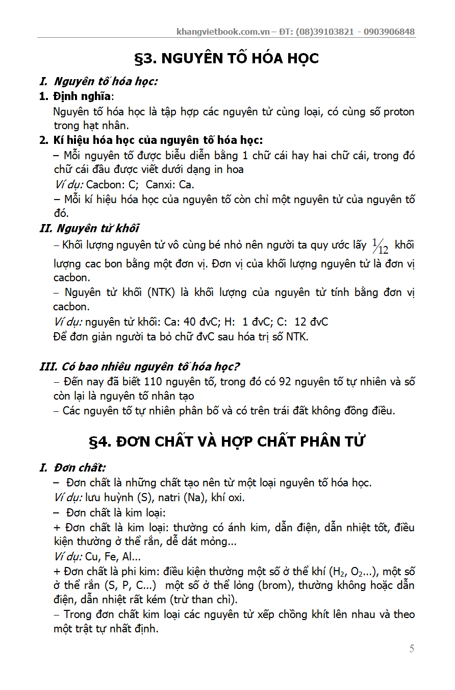 Chuyên Đề Bồi Dưỡng Học Sinh Giỏi Qua Các Kì Thi Hóa Học 8