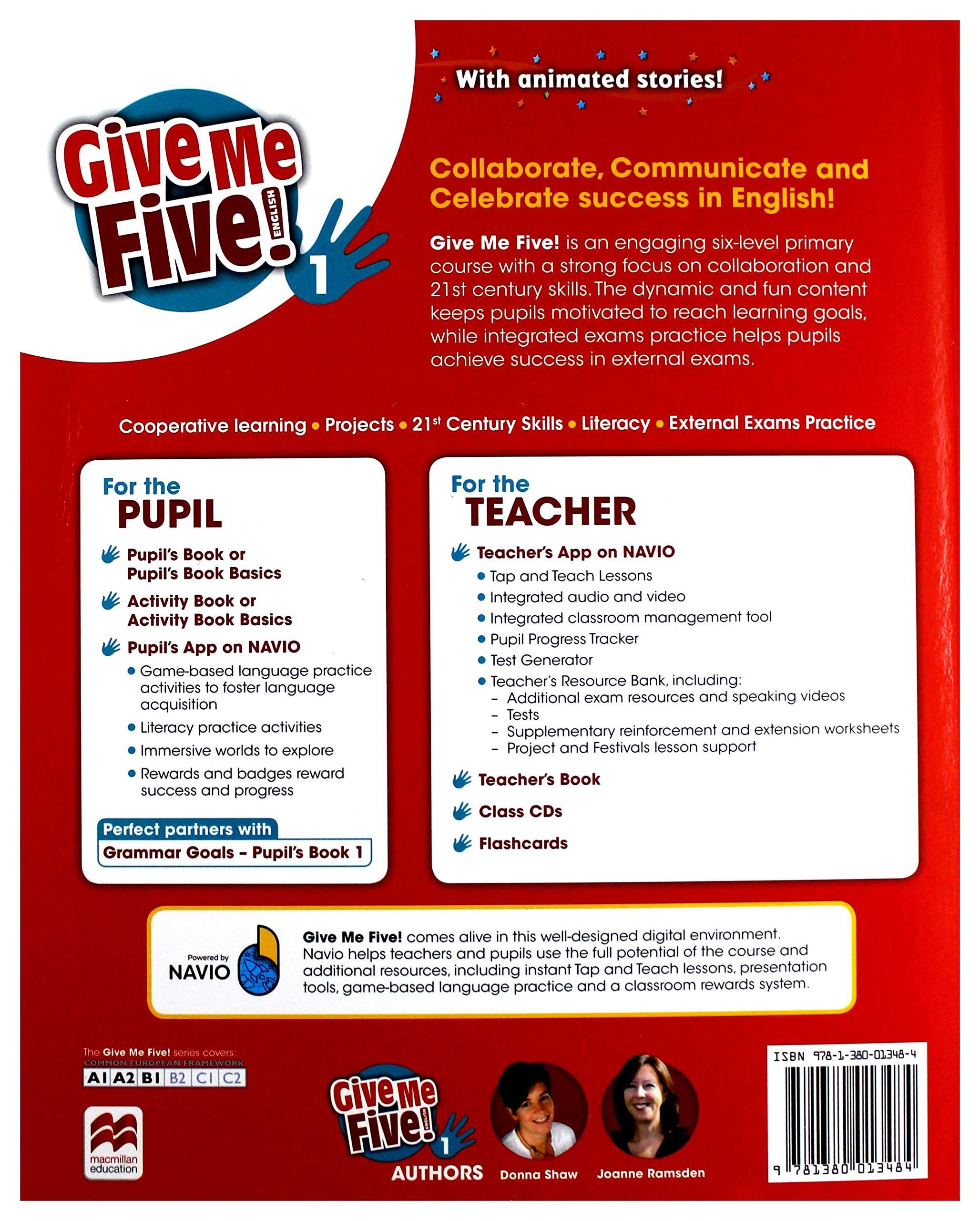 Give Me Five! Level 1 Pupil's Book Pack With Navio App