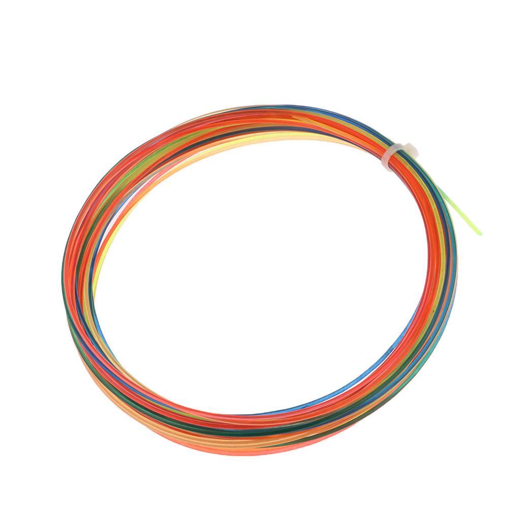 4-5pack 12m Rainbow Colorful Tennis Racket Racquet String High Elastic Thread