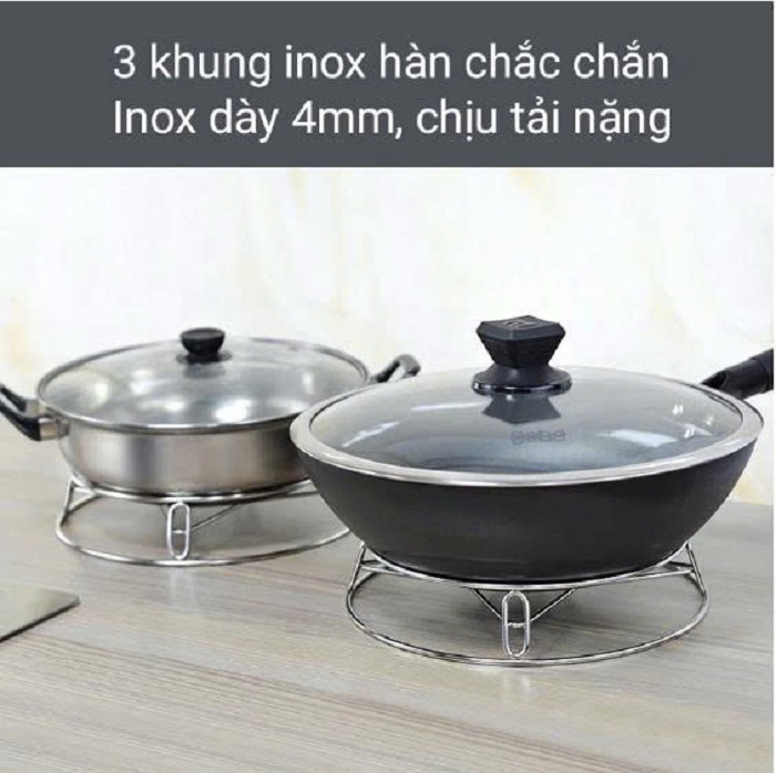 [KoSuyTu] Giá Hấp + Để Xoong Nồi Inox Cao Cấp Đa Năng 2in1 - An Toàn, Sạch Gọn, Bền, Đẹp, Tiện