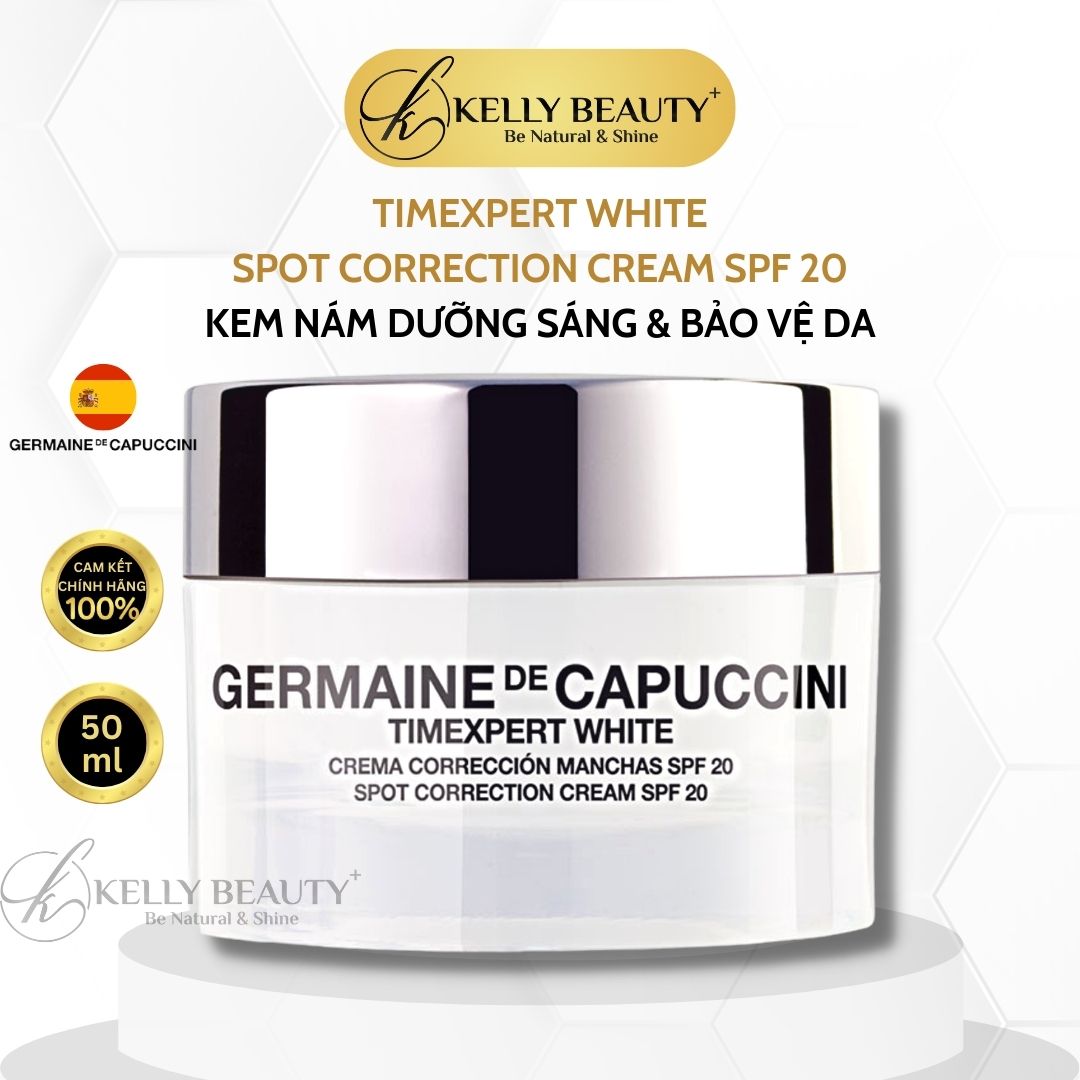 Kem Ngày Sáng Da Mờ Nám Germaine TIMEXPERT WHITE Spot Correction Cream SPF20 | Kelly Beauty