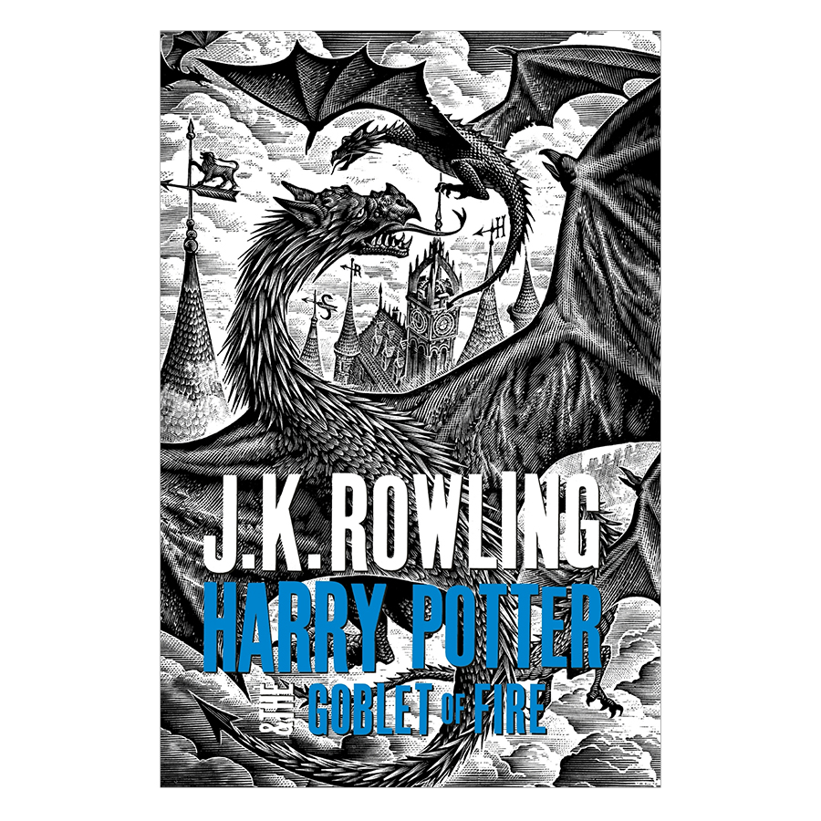 Harry Potter Part 4: Harry Potter And The Goblet Of Fire (Hardback) (Harry Potter và chiếc cốc lửa) (English Book)