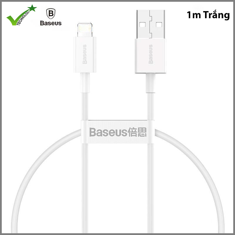 Cáp sạc Baseus Superior Series sạc nhanh dùng cho iPhone (2.4A, 480Mbps, Fast charge, ABS/ TPE Cable) - Hàng chính hãng