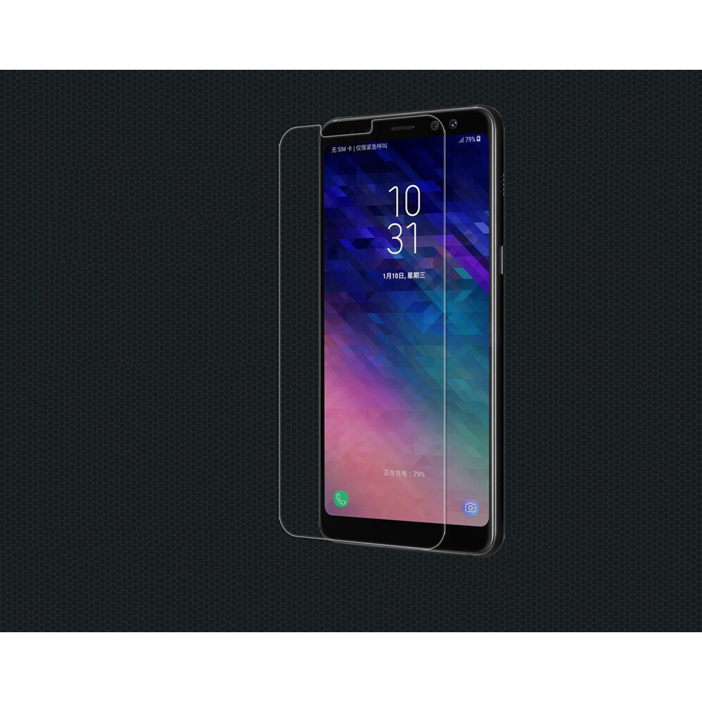 Tấm dán kính cường lực độ cứng 9H dành cho Samsung  A6, A6 Plus  - KCL01