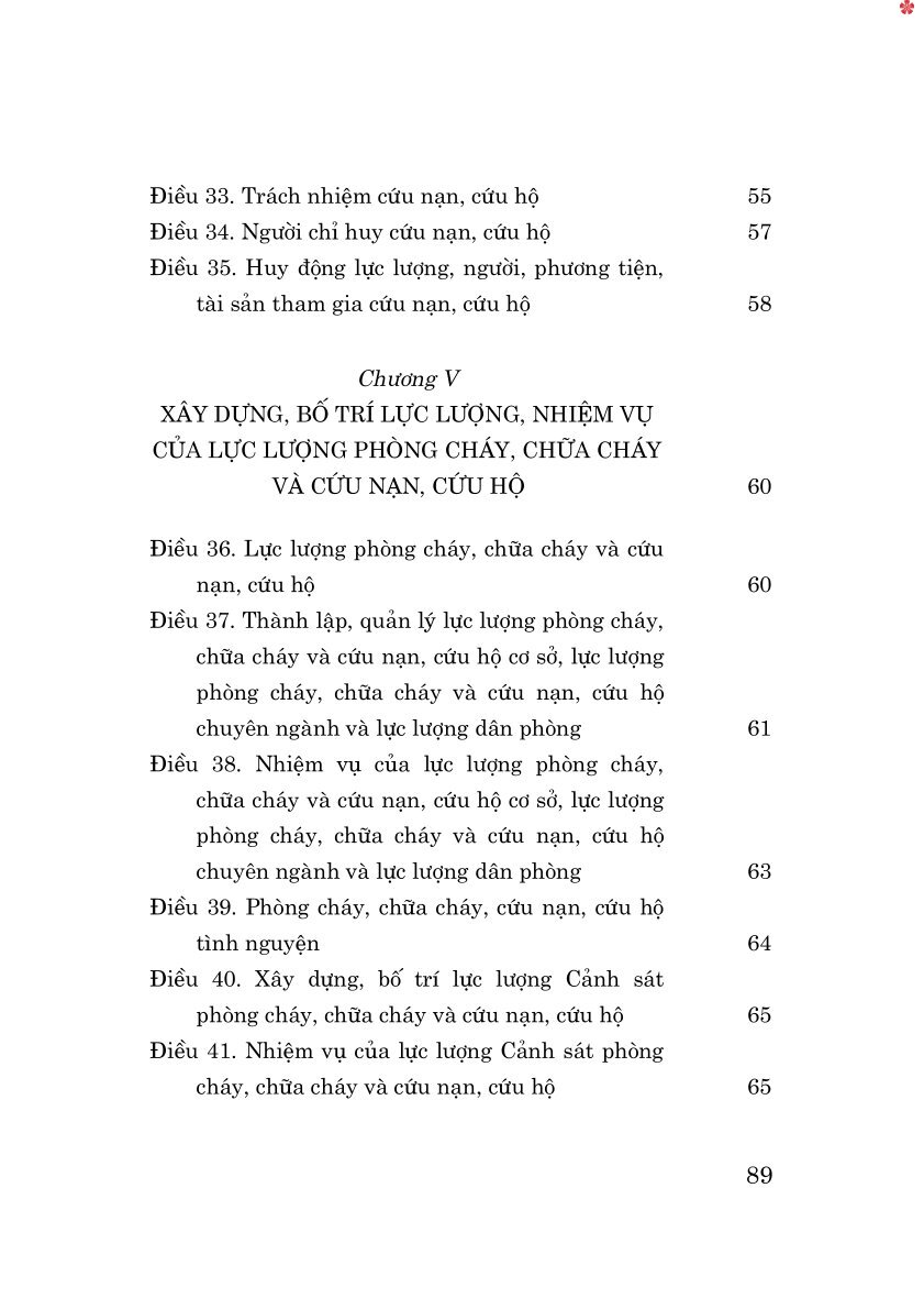 Luật phòng cháy, chữa cháy và cứu nạn, cứu hộ năm 2024 - bản in 2025