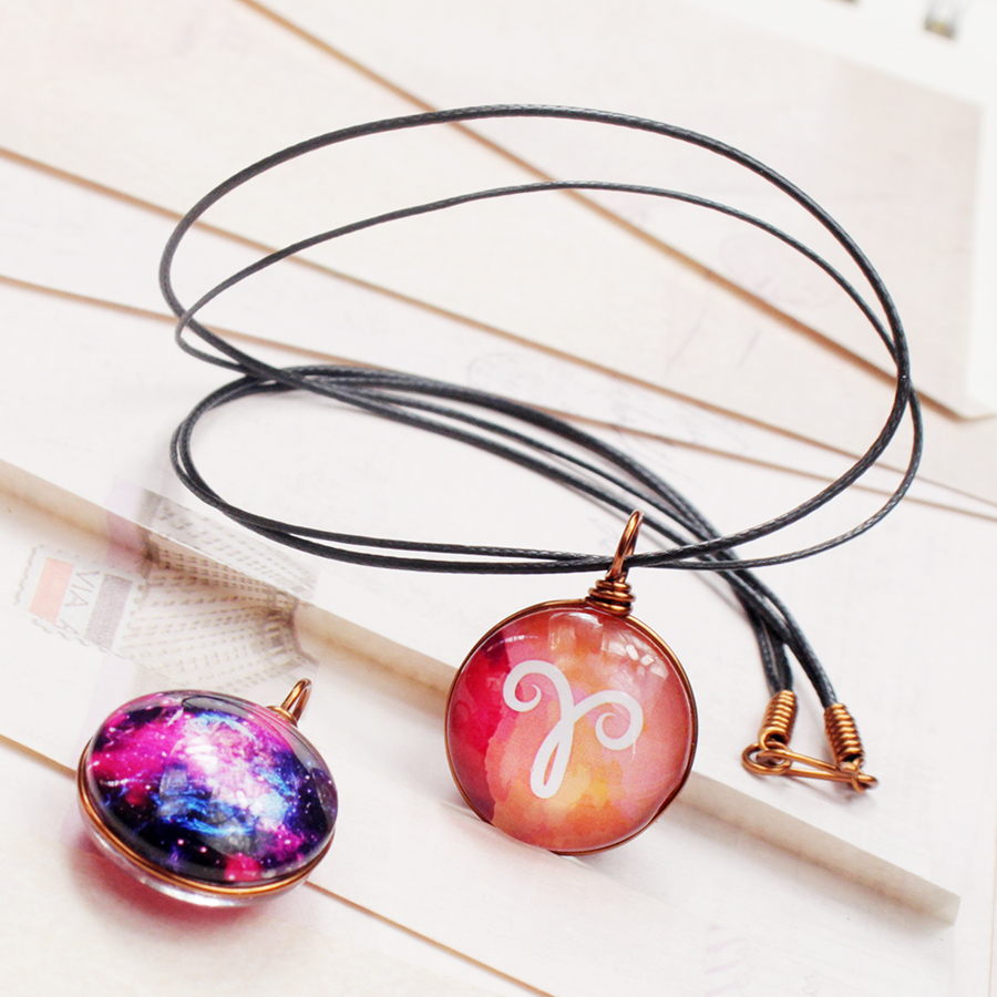 Dây chuyền 12 cung hoàng đạo Zodiac màu sắc tươi sáng 06647-DC006