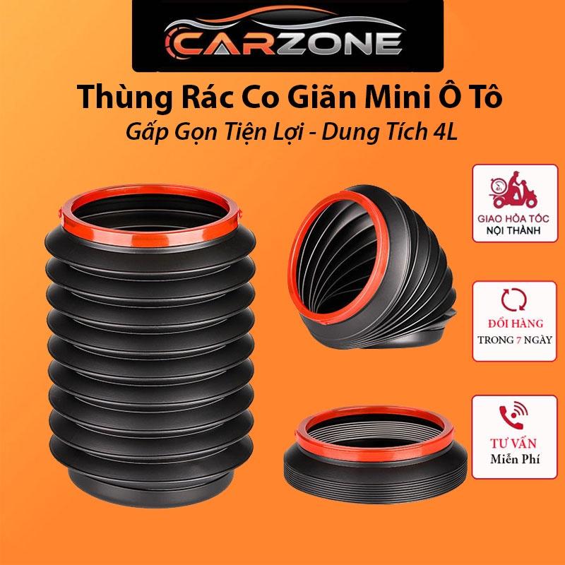 Thùng Rác Co Giãn Mini Để Trên Ô Tô – Dung Tích 4L CARZONE.TOP