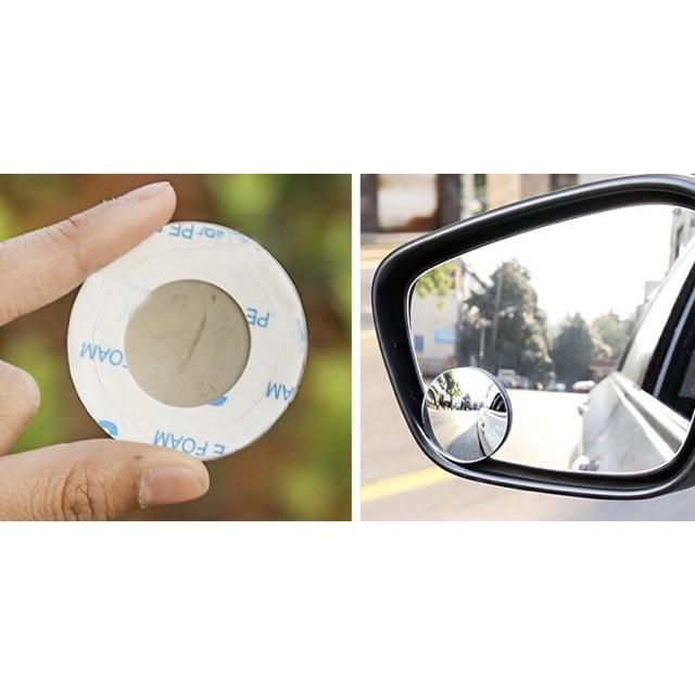 Bộ 2 Gương Chiếu Hậu Góc Rộng/Blind HD Xoay 360 Độ 3M Chống Thấm Nước Cho Xe Hơi SUV Xe Tải