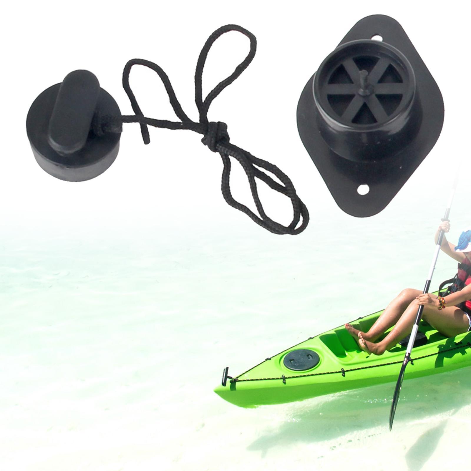 Inflatable Boat Drain with A Pull Cord Durable Lightweight Replacement