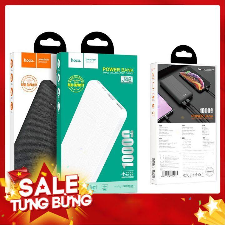 Sạc dự phòng Hoco J48 10.000 mAh - HÀNG CHÍNH HÃNG