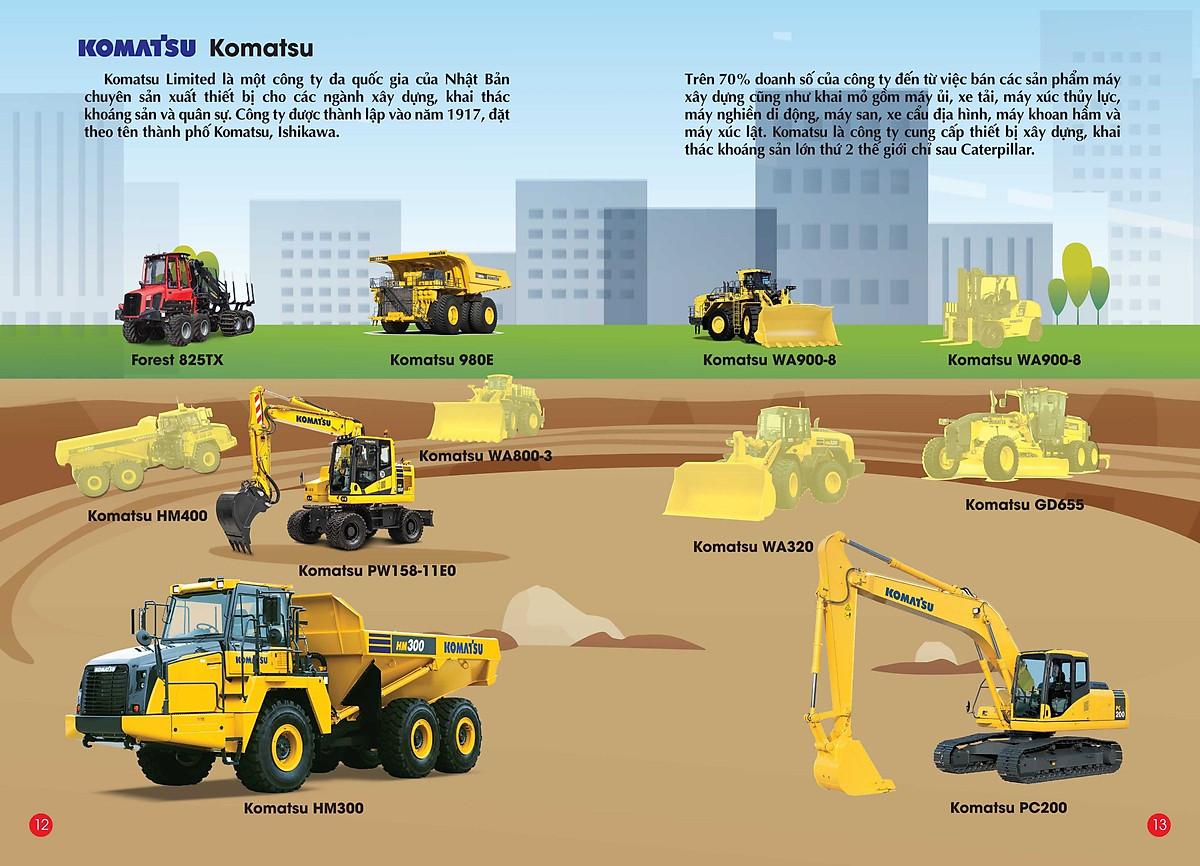 Sticker Bóc Dán Hình Thông Minh - Construction - Các Hãng Xe Công Trình Trên Thế Giới 5