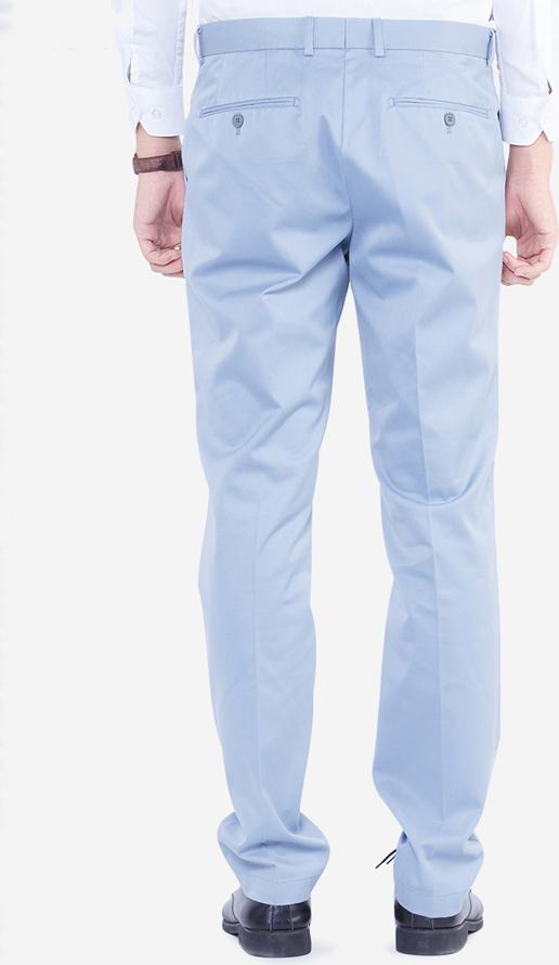 Quần kaki nam ALIGRO chất liệu kaki mềm mịn cao cấp dáng slimfit xanh da trời ALGK033