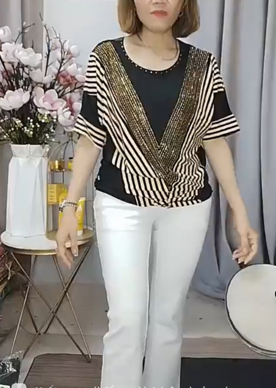Áo thun nữ ép đá 58-70kg