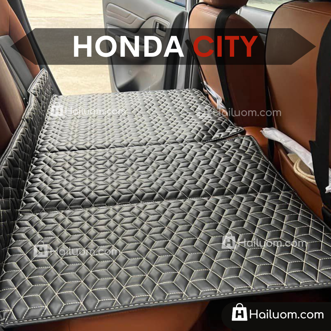Đệm Nằm ô tô HONDA CITY - Thiết kế 4 Khay Dọc Trợ Lực - Đệm không bơm như đệm hơi ô tô