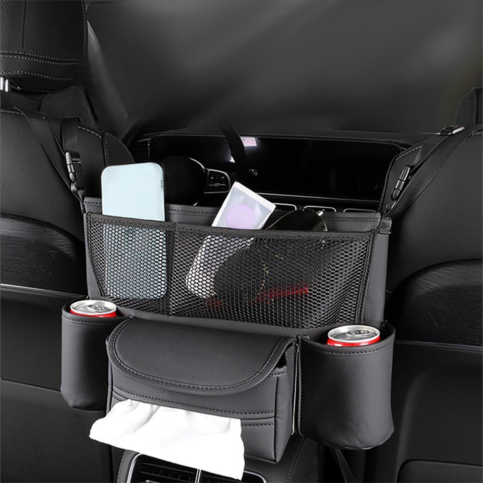 Seat Storage Bag Organizer Seat Storage Barrier Automotive Consoles Organizer Car Central Control Storage Bag for Snacks
