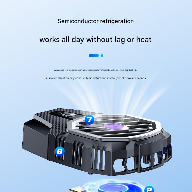 Tản nhiệt sò lạnh Pin sạc X91 Gaming siêu mát cho điện thoại hàng nhập khẩu