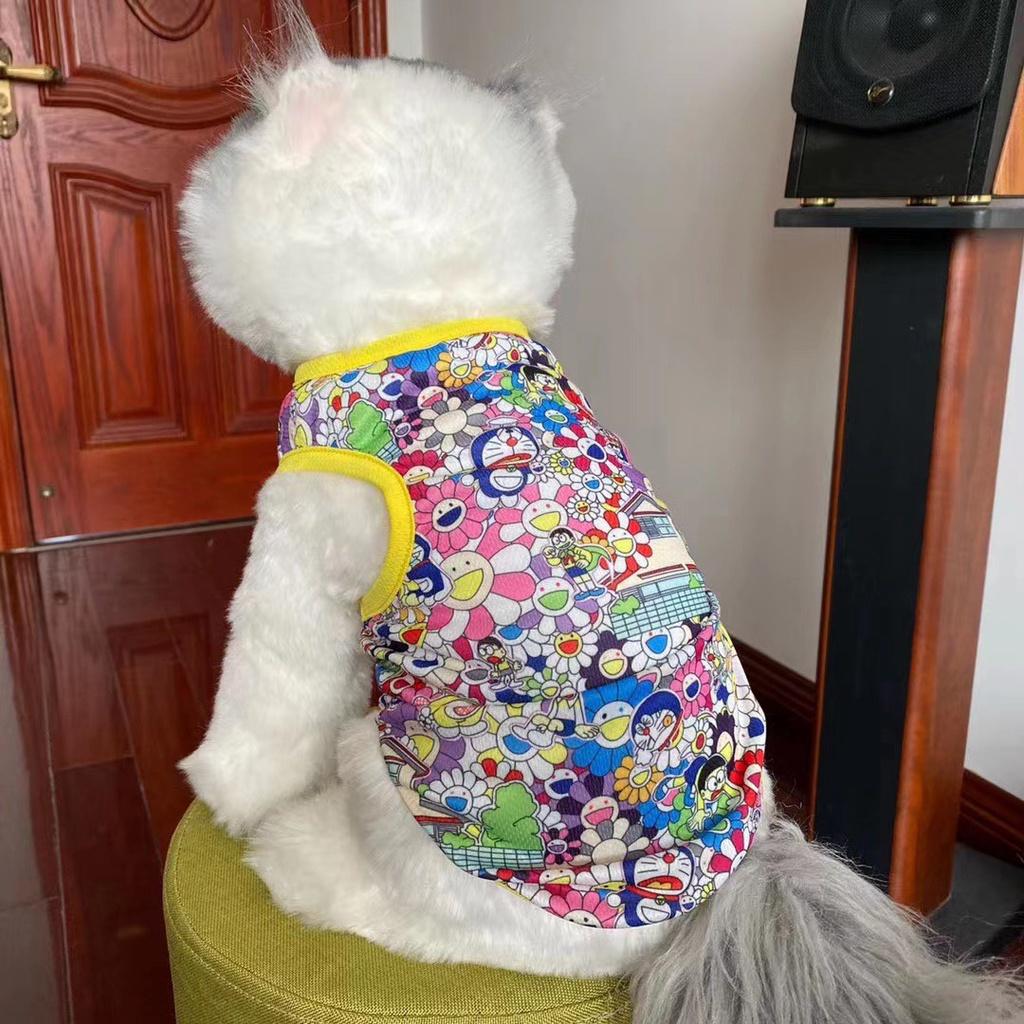 Áo ba lỗ vải mắt lưới thoáng khí cho thú cưng, áo hè cho chó mèo - HaiMin Petshop