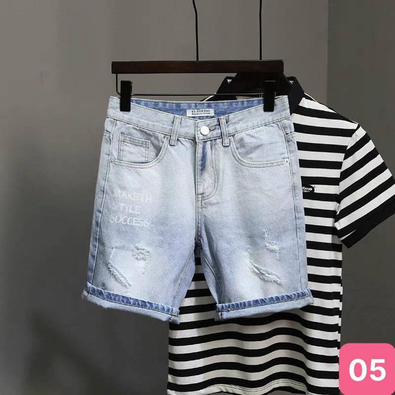Quần short đùi jean nam đen đậm không rách gối chất bò cao cấp co dãn 4 chiều cực đẹp, quần rin nam hado14 mẫu mới