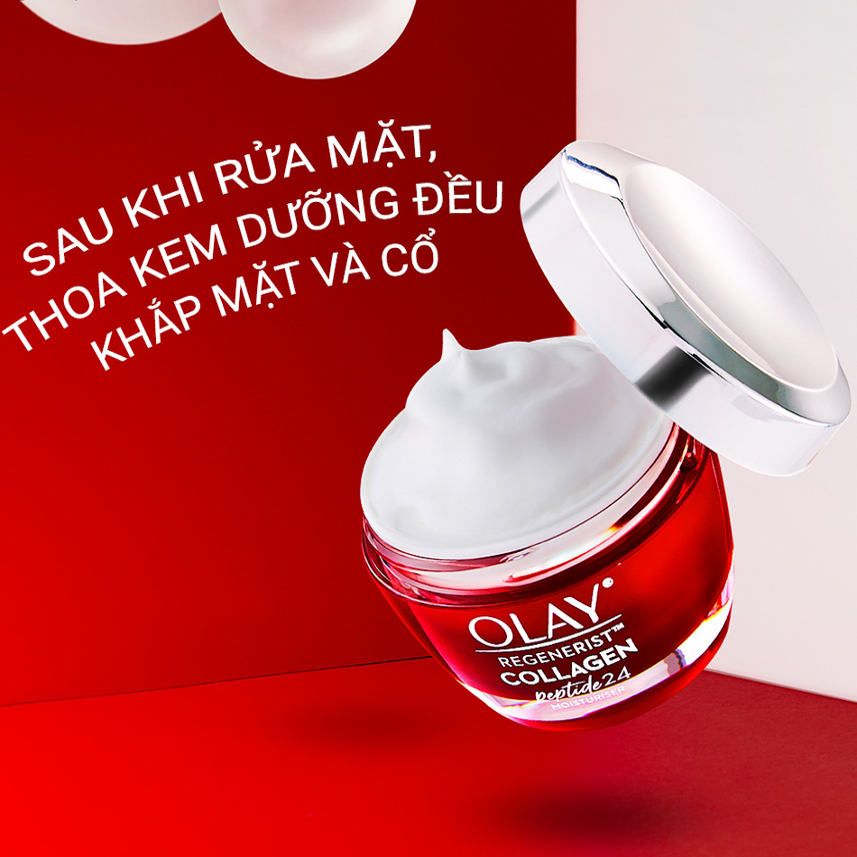 Kem Dưỡng Olay Tái Tạo Da Collagen Peptide 24 50g