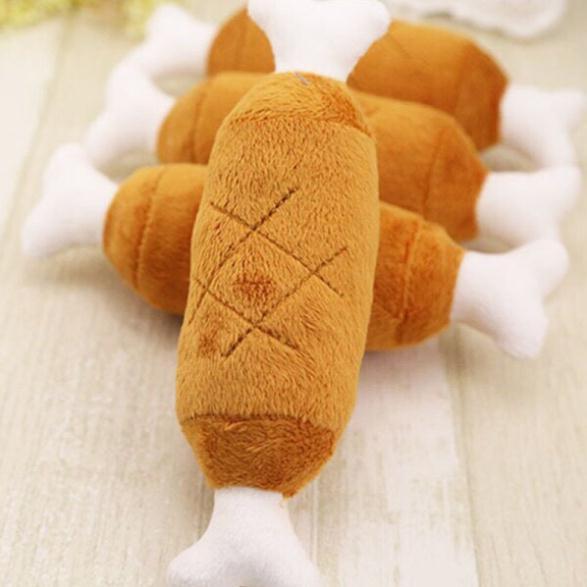 Đùi gà Nhồi Bông - ĐỒ CHƠI CHÓ MÈO THÚ CƯNG